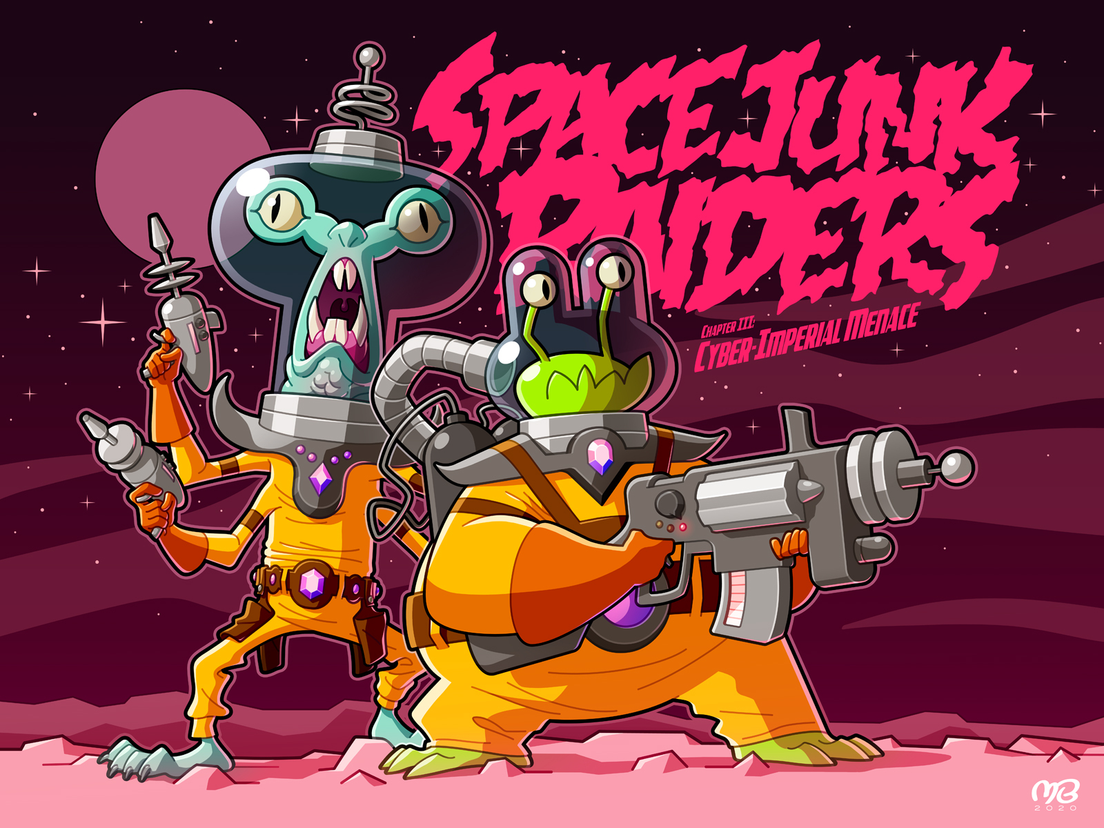 Space Junk Raiders 3 (Final) by Mathieu Beaulieu on Dribbble