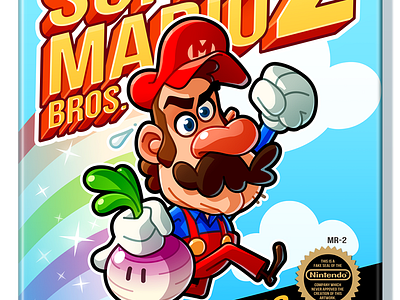 Super Mario Bros. 2 character design fanart game gaming mario nes nintendo smb2 videogame