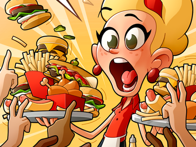 Burger Blits (Board Game Cover)