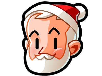 Holiday Avatar 02 avatar christmas face holiday icon logo noel santa