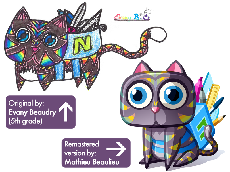 Netmath Character Design Contest by Mathieu Beaulieu on Dribbble