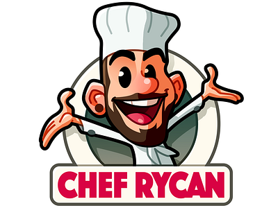 Avatar: Chef Rycan avatar caricature character chef commission cook happy icon logo youtuber