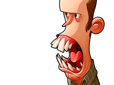 Big Mouth Bill character design mouth