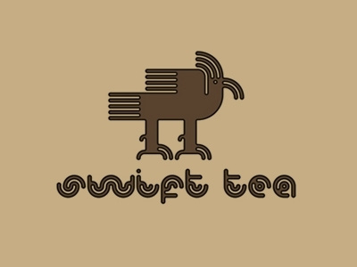 Swift Tea bird font tea