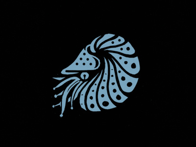 Nautilus logo conch mollusc nautilus ocean sea sketch