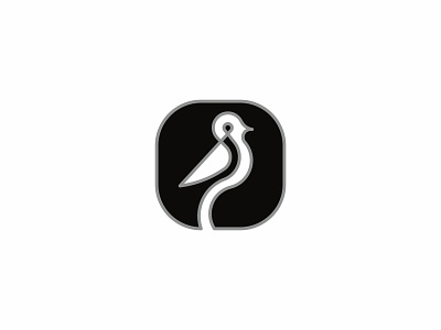 BIrd bird icon logo minimalism