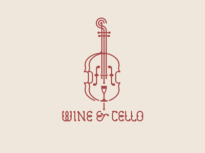 Wine and cello cello font o wine