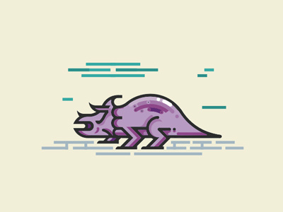 Triceratops animals character dinosaurus illustration triceratops