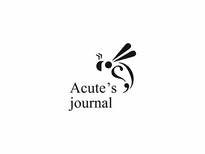 Acutes journalist acute hornet insect journal journalist logo symbols