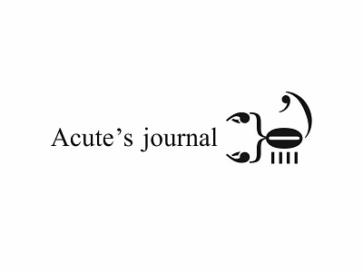 Acutes journal 2 acute comma insect journalist scorpion symbols