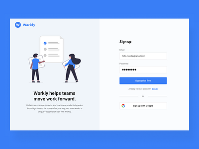 Daily UI Challenge #001 Sign Up