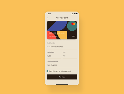 Daily UI Challenge #002 Credit Card Checkout dailyui design ui