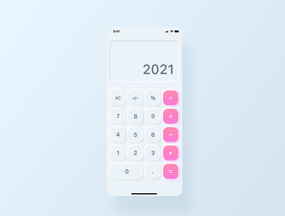 Daily UI Challenge #004 Calculator dailyui design ui