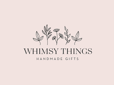 Logo Design: Whimsy Things by Laura from Mast on Dribbble