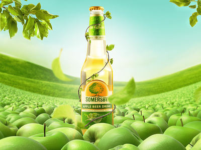 Somersby art direction artwork manipulation photography retouch retouching somersby