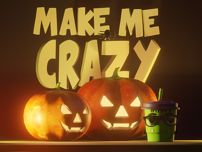 Halloween 3D Blender art direction artwork blender blender3d creative halloween illustration