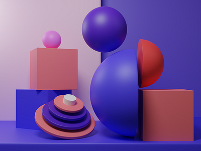 Abstract 3d 3d art abstract 3d art direction artwork blender blender3d blendercycles brand design ui