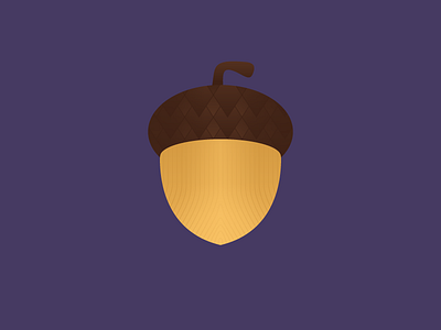 Acorn 2 acorn illustration