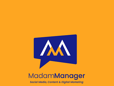 Approved Logo - Designed for Madam Manager branding corporate design corporate identity design flat illustration logo typography ui vector