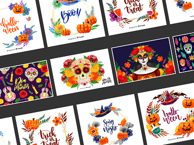 Día de Muertos and Happy Halloween!