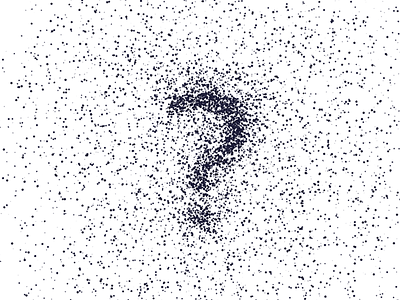 ? blue dots generative design munari question texture