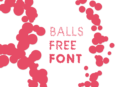 Balls Family Free Font balls font free freebie generative typography nodebox type