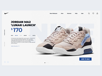 Nike Product card e commerce ecommerce f pattern f pattern design gutenberg diagram nike product card sneakers ui uiux ux