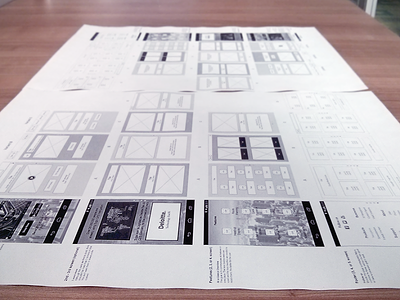 Secret On The Table axure paper print ux wireframe