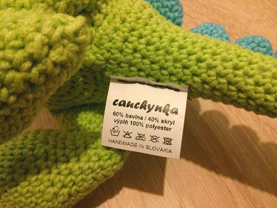 Tex Label for Cauchynka Toys