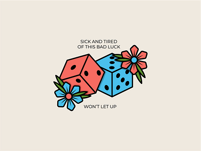 Belmont Dice adobe illustrator belmont design dice flowers graphic design illustration lyrics vector