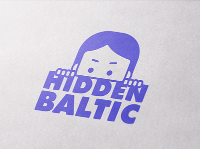 Hidden Baltic exploration branding design esports logo minimal vector