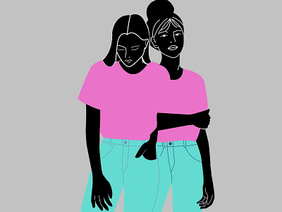 uniformity fashion girls graphic mannequins neon problems same people trend