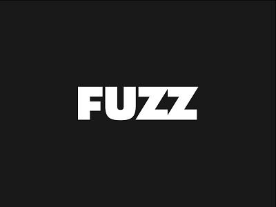 FUZZ lightning logo logo design logotype type type design typo typography