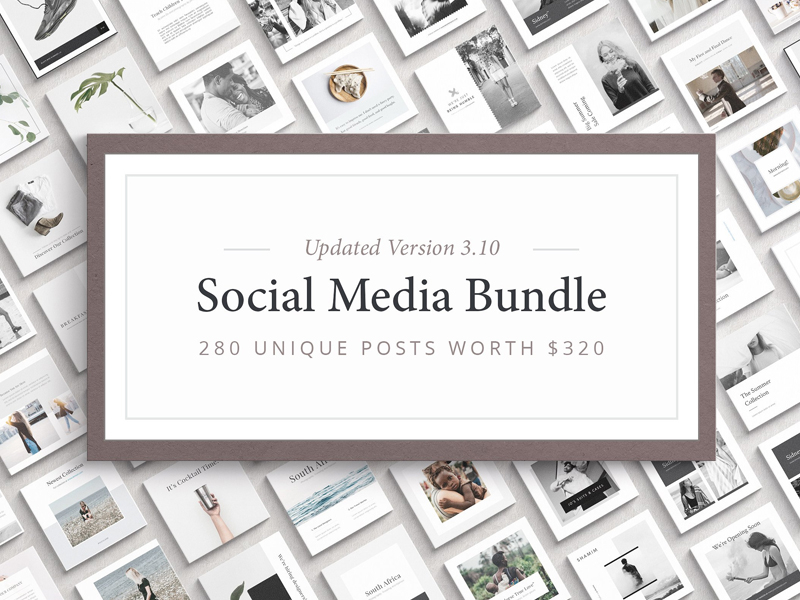 Social Media Bundle by Une Graphics on Dribbble