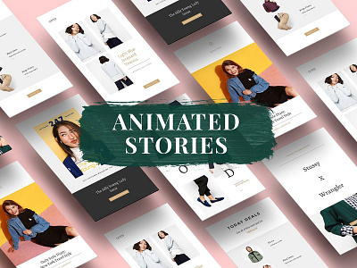 Animated Fashion Instagram Stories animated animated instagram story bundles fashion fashion stories instagram instagram bundle instagram posts instagram stories pack instagram story instagram template mockup modern photoshop social media social media bundle social media posts templates woman women