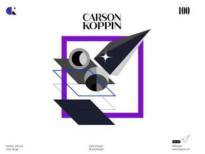 CARSON KOPPIN 01 abstract branding cleveism contrast daily post daily postage daily poster dailyposter design flat graphic graphic design graphicdesign illustration monochrome simple simple design simple logo simplicity simplistic