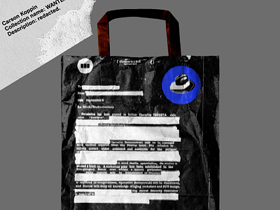 WANTED 01 2d bag bag design bags cleveism contrast daily challenge daily post daily poster dailyposter design flat graphic graphic design graphicdesign mockup monochrome simple texture undercover