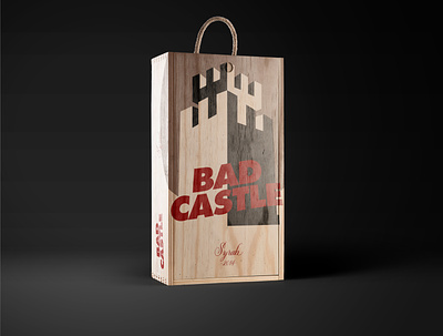 Bad Castle Syrah 3d alchohol bad bad castle bad castle beer castle cleveism contrast daily post daily poster dailyposter design graphic minimal mockup mockup design mockupdesign mockups simple wine
