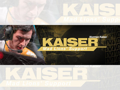 MAD Kaiser dailyposter dailyposterdesign design esports esports banner esports design esports logo esports social esports social media graphic graphic design league of legends lec lec2020 lol mad mad lions mad lions esports social media