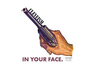Cleveism In Your Face. cleveism collage daily post daily poster fashion design fashion graphics graphic graphic design graphicdesign graphicdesigns graphics gun halftone hand hands jun takahashi nails simple typography undercover