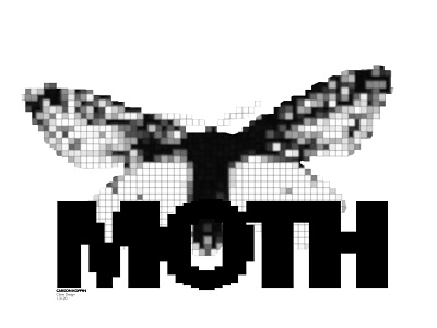 MOTH bugs butterfly contrast dailyposter design fashion fashion graphic fashion graphics flat flying graphic graphic design graphicdesign monochrome moth pixel pixel art pixelart pixelated simple