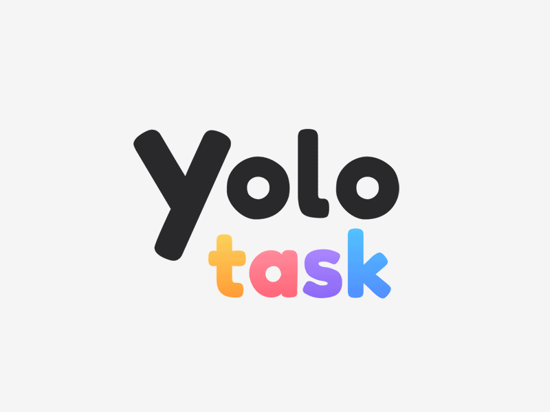 Yolo Task - Logo Animation 2danimation animatedlogo animation animationdesign app application branding design graphic design logo logo animation logointro motion motion graphics task task management ui uxui yolo yolo task