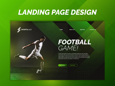 Landing Page Design abstract banners corporate creative landing landing design landing page landing page design minimalist webdesign website design