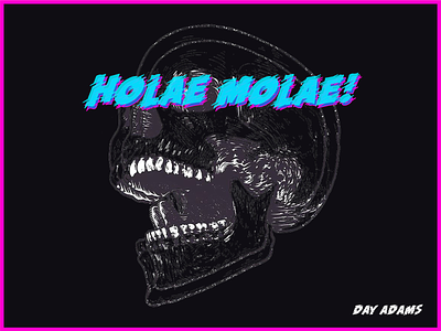 Holae Molae! Song Cover album artwork animation branding design illustration