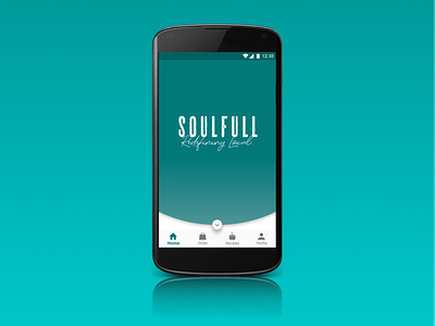 Landing screen for Soulfull app app design app screen branding figma landing page prototype sketch ui ux