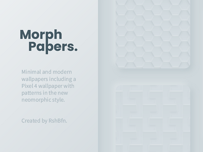 Morph Papers - Wallpapers light minimal modern neomorphic neomorphism neumorphic neumorphism pixel wallpapers walls