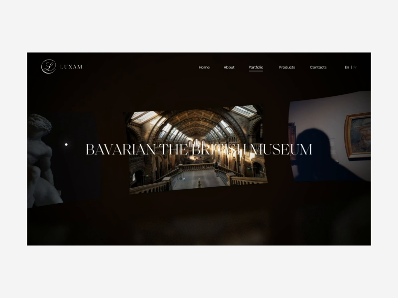 Luxam Gallery by Advanced Team on Dribbble