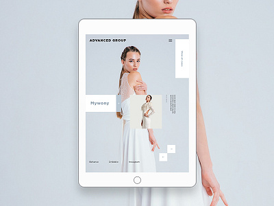 Advanced iPad app design landing one page portfolio promo swedish ui ukraine web