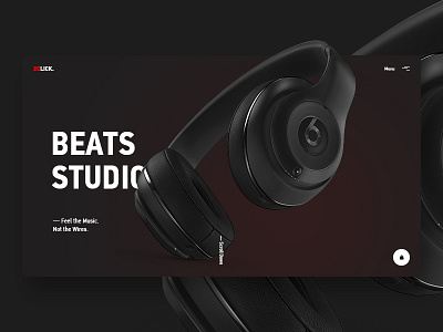 2CLICK — Beats Studio advanced beats catalog cool design one online portfolio shop store web