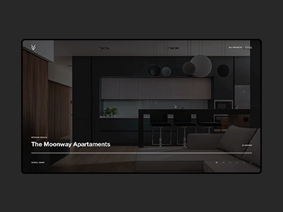 SS Interior Design v.2 animation architecture free interior main minimalism slider ui ux web